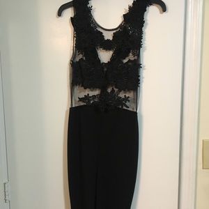 Black lace jumpsuit